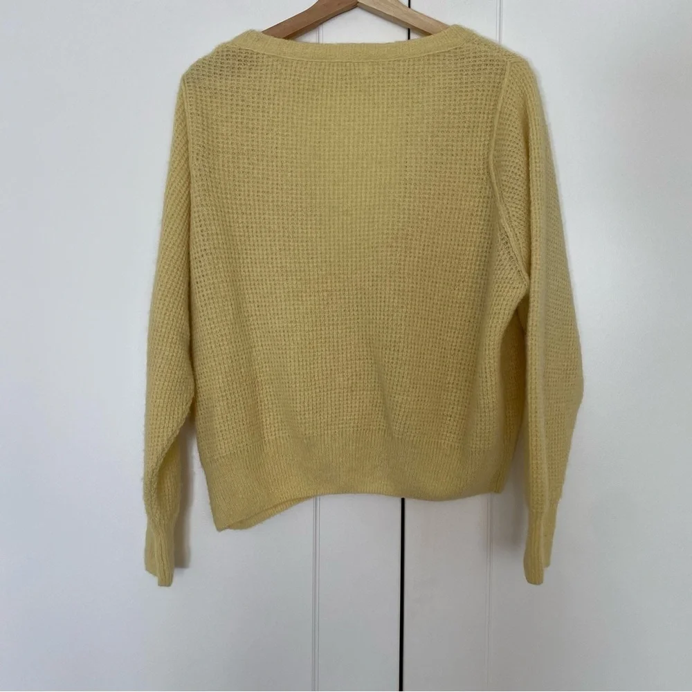 American Vintage yellow cardigan sweater - Picture 4 of 9